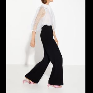 ♥️ LAST size M ♥️NWT ZARA BLACK FLOWY WIDE LEG PANTS
